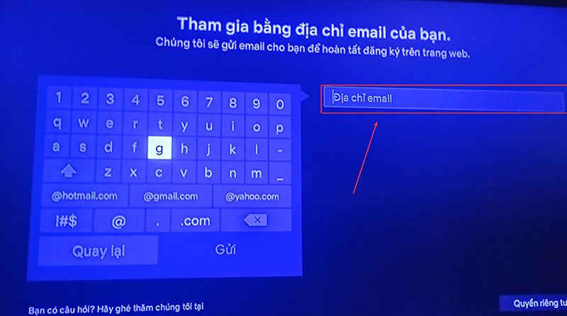 Đăng nhập vào tài khoản Netflix